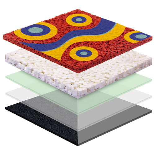 山东无缝预制型塑胶跑道EPDM面层