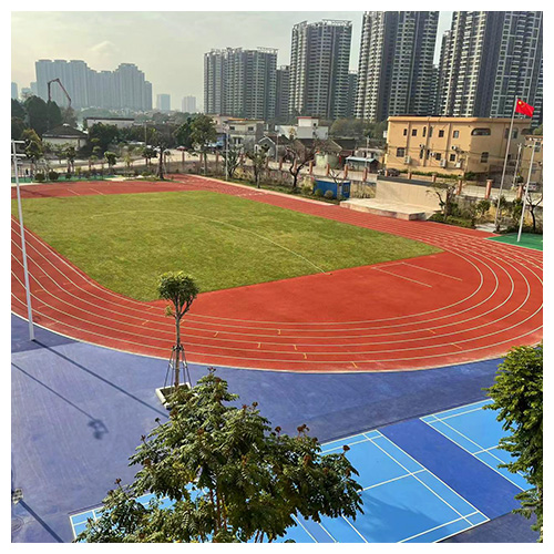 山东中山东凤镇中心小学无缝预制型跑道