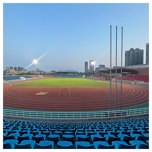 山东杭州电子科技大学混合型塑胶跑道